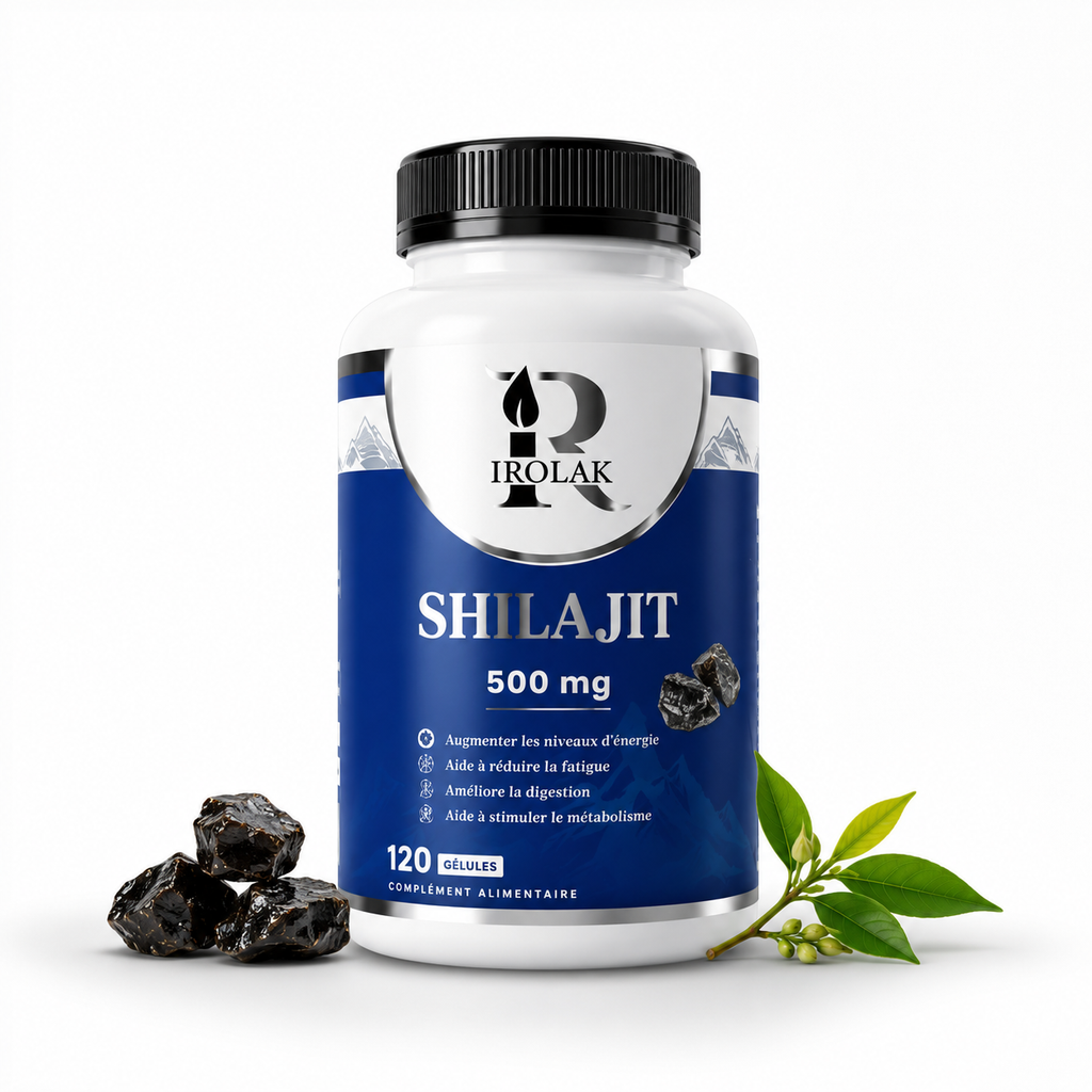 Shilajit 500 mg | IROLAK – Énergie &amp; Vitalité