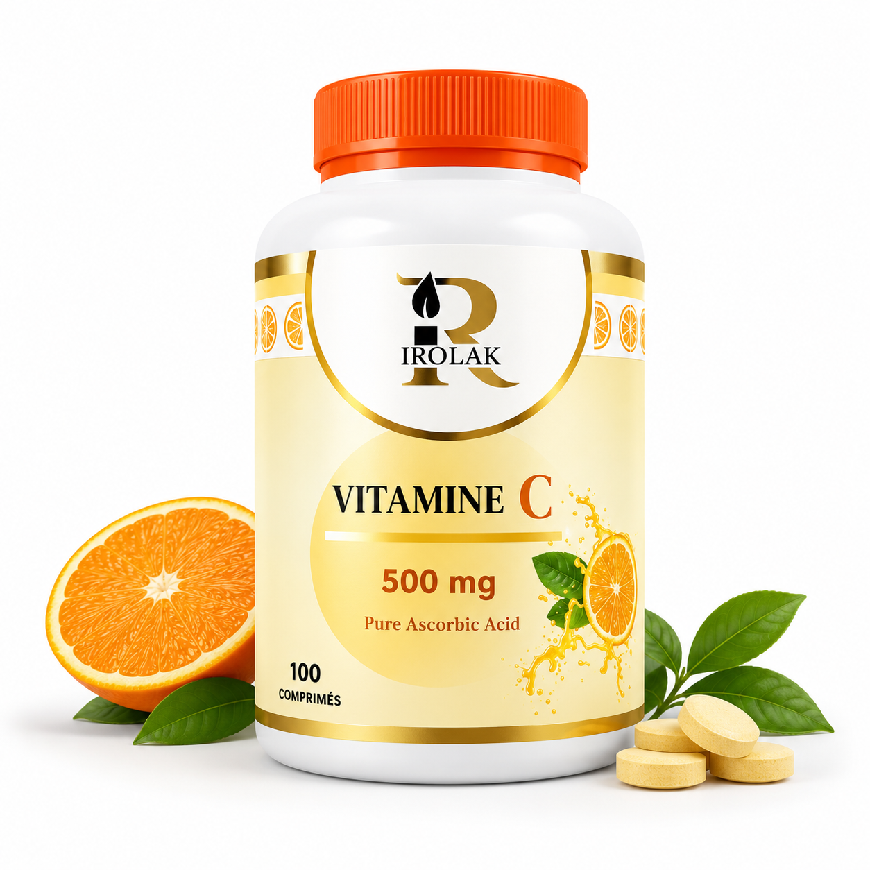 Vitamine C 500 mg | IROLAK – Immunité &amp; Énergie