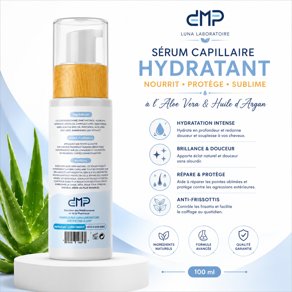 Sérum Lissant à l'Aloe Vera | IROLAK – Hydratation, Protection &amp; Anti-Frisottis