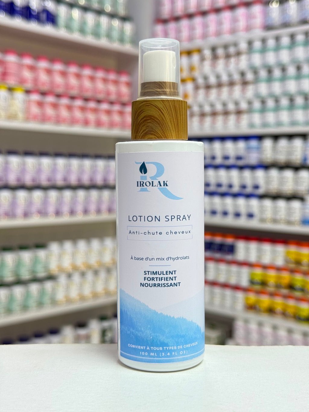 Lotion Spray Anti-Chute | IROLAK – Fortifie, Stimule &amp; Nourrit les Cheveux