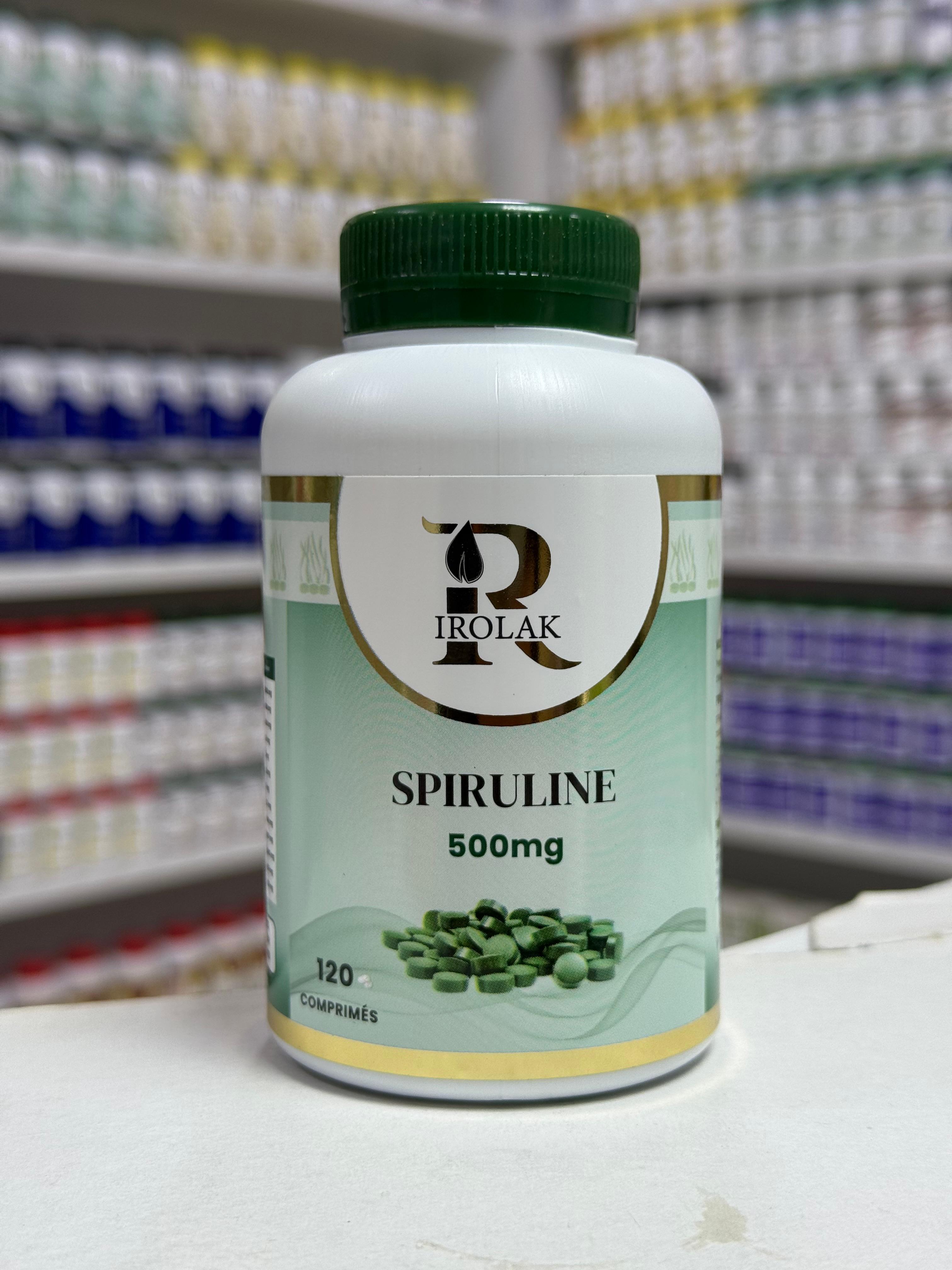 Spiruline 500 mg | IROLAK – Énergie, Vitalité &amp; Immunite