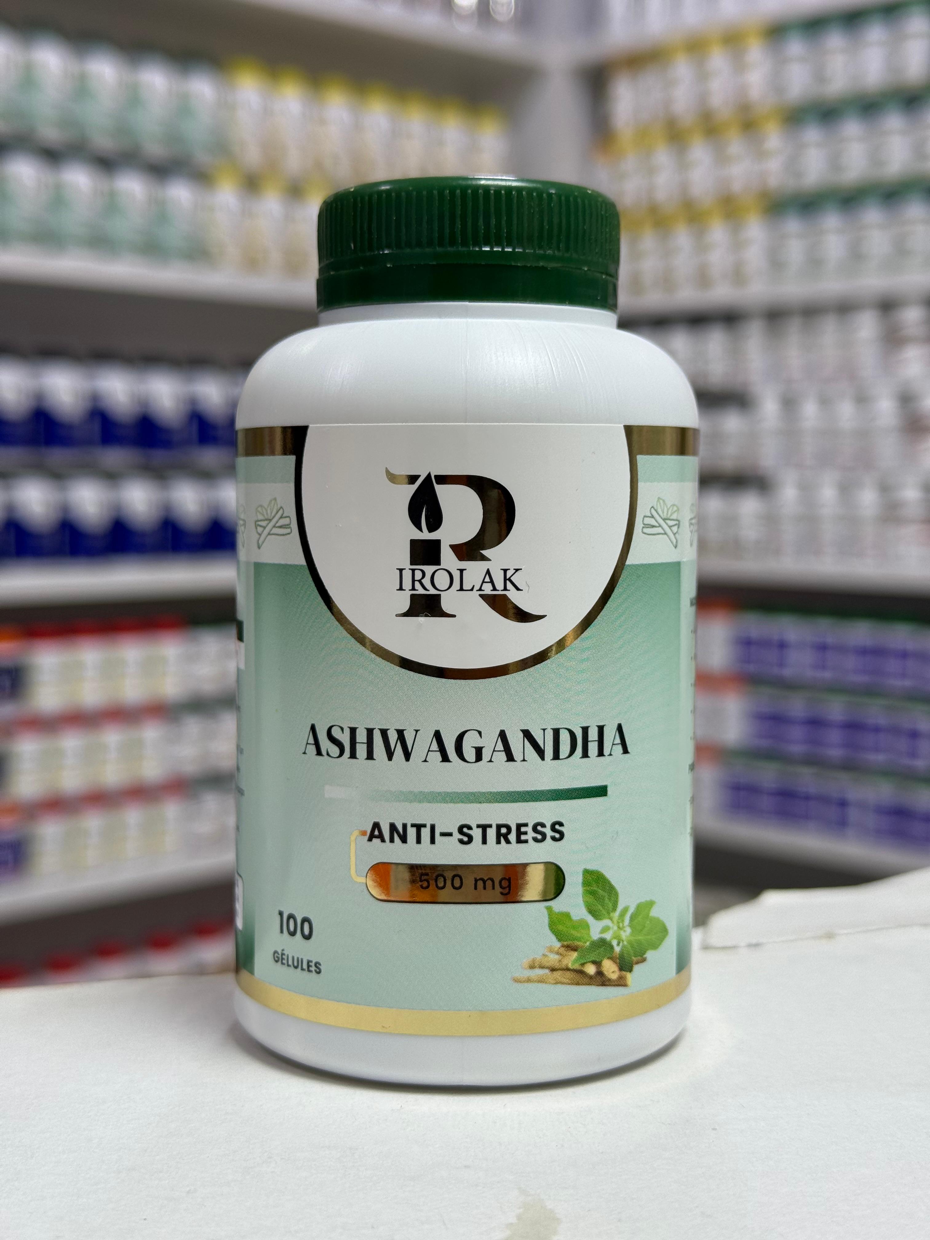 Ashwagandha 500 mg | IROLAK – Anti-Stress &amp; Équilibre
